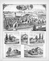 John Hughes, Trapp, Louis Green, Abram Dimon, Enos S. Hibbard, Wetherbee, Brant Centre, Tonawanda, Seneca, Erie County 1880